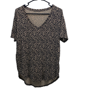 American Eagle Oversized Leopard Animal Print Top Size XS Soft and Sexy